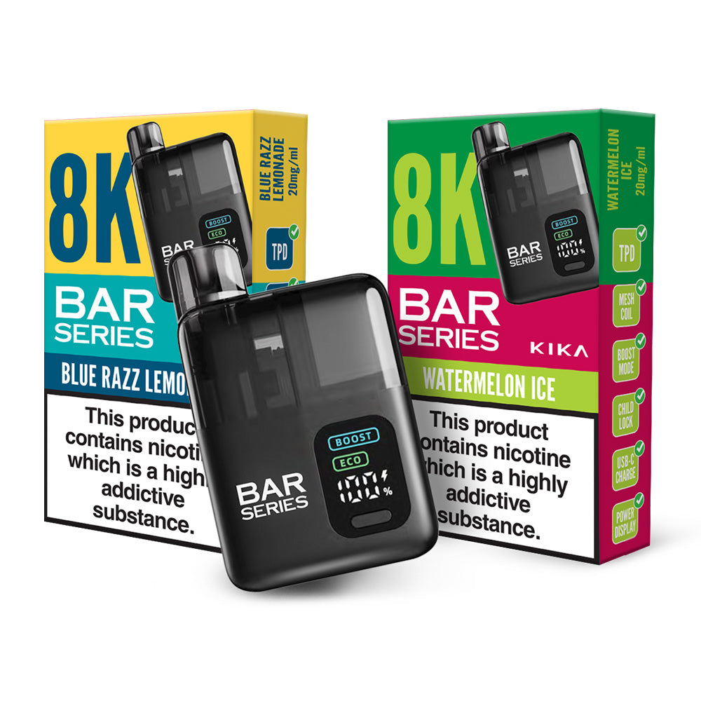 Bar Series Kika 8K Kit and Refillable Pods