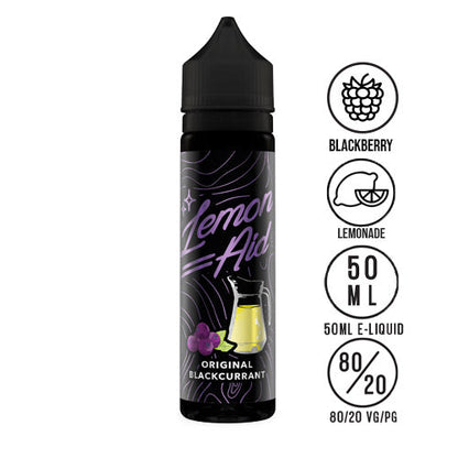 Lemon-Aid Original Blackcurrant 50ml Shortfill | The Ace of Vapez Distro